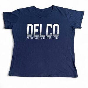 Blue DELCO Pennsylvania Graphic T-Shirt